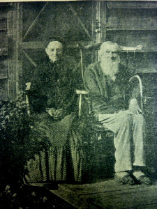 John P. Sergeant and wife Mary Young in 1902, from the Democrat-Advertiser
