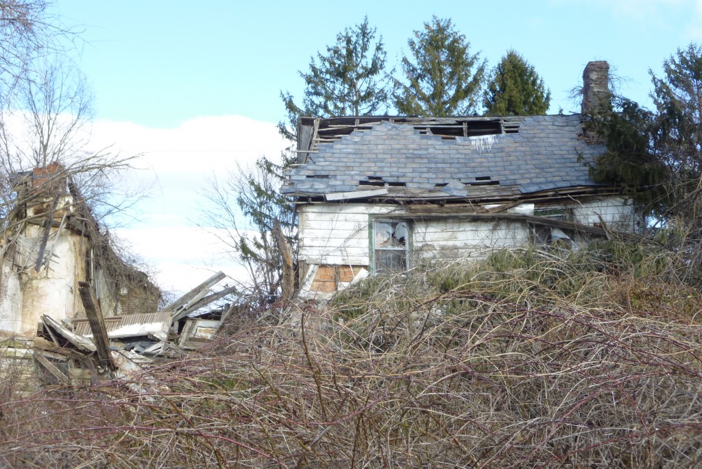 View of the Fulper house from Biser Road, March 2013