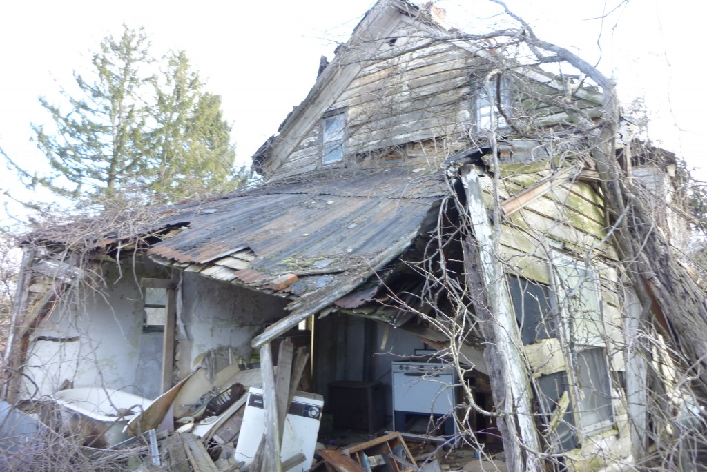 The western end of the Fulper house, with its kitchen lean-to