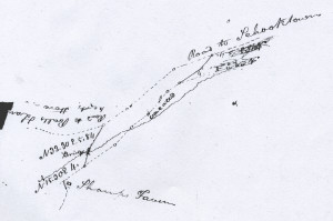 Map of road from file #19-4-41, Hunterdon County