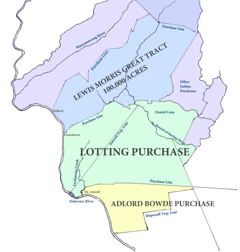 Indian Purchases in Hunterdon County