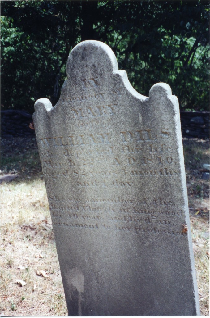 Gravestone of William Dils