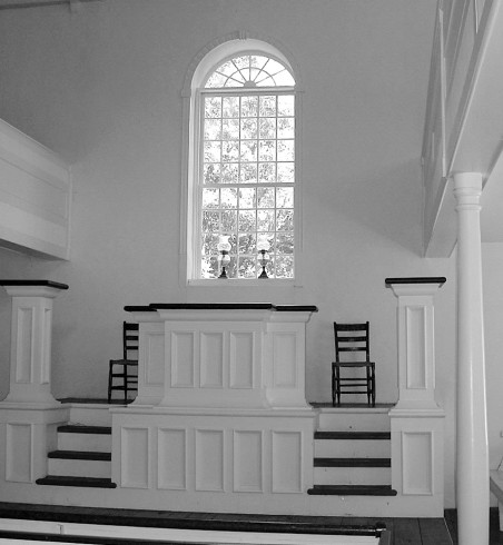 Locktown Baptist Church, after restoration