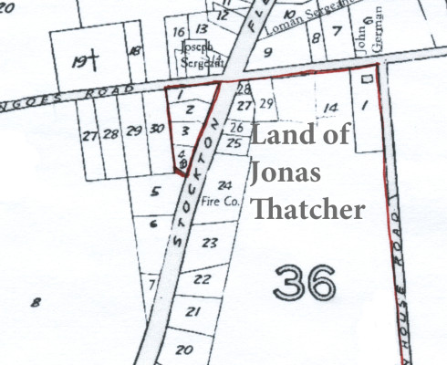 Map of the original store lot