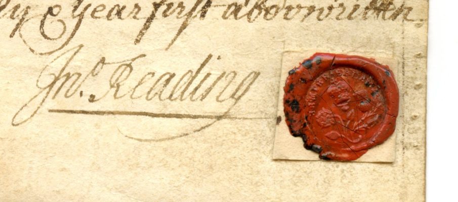 1718 Reading seal