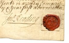 1718 Reading seal