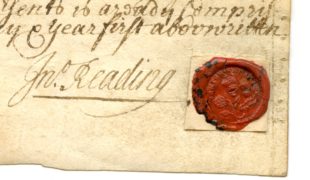 1718 Reading seal