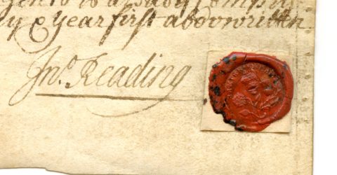 1718 Reading seal