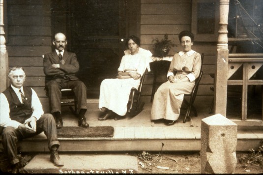 Mr. and Mrs. Wilson and friends, c. 1895