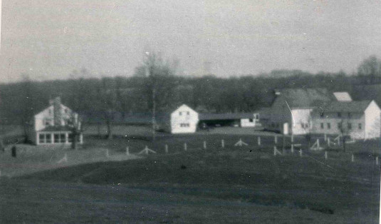 The Archibald Trout farm on Bowne Station Road