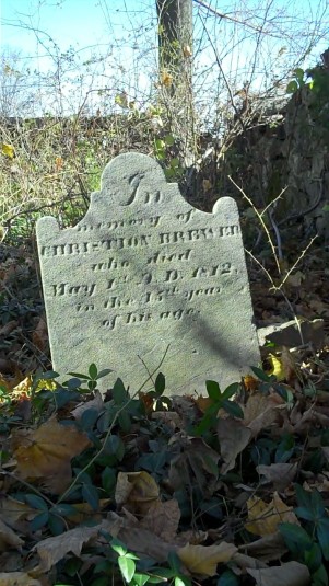 gravestone of Christian Brewer