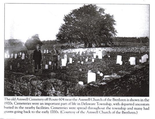 The Moore Cemetery in 1922