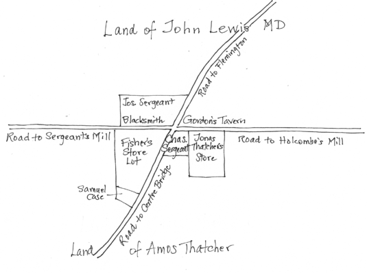 Sergeantsville in the 18th and early 19th century