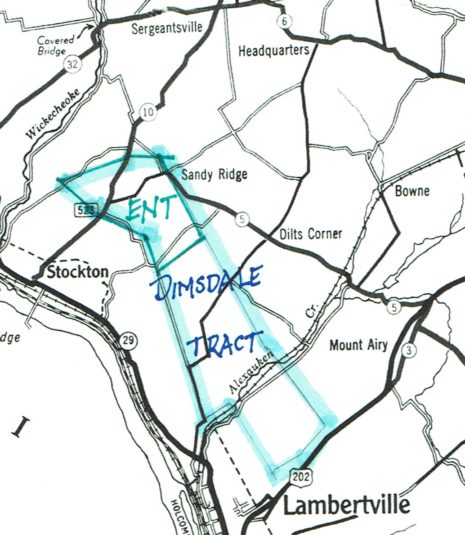 Dimsdale tract divided between Ent and Lambert