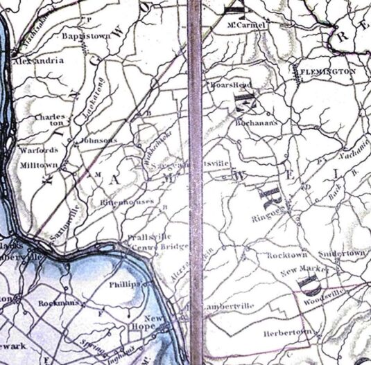 Detail from Gordon Map of 1828