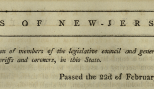 1797 Election law, heading